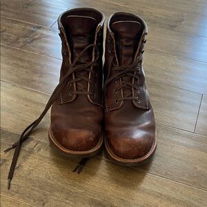 Red Wing Men's Brown Leather Boots - blacksmith size 11